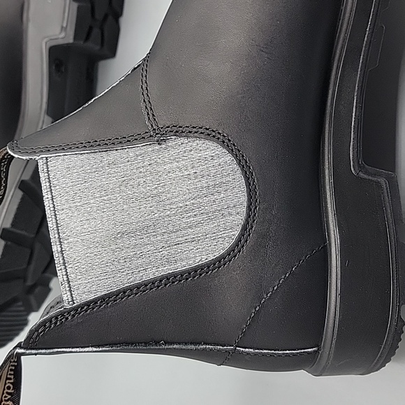 Blundstone Original 500 Chelsea Boot - Black with Grey Wash Mens 11 - Picture 7 of 12